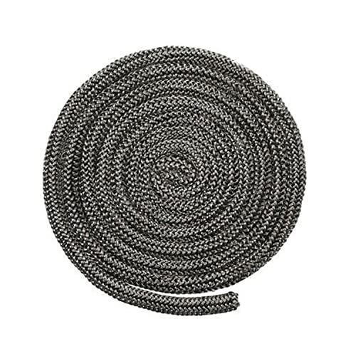 HEIBTENY Kamin-Dichtungsseil 2 m x 16 mm, Ofen-Feuerseil-Set, Fiberglasseil-Dichtung, Ersatz-Holzofen-Türdichtung für Kamine, Holz, Brennöfen von HEIBTENY