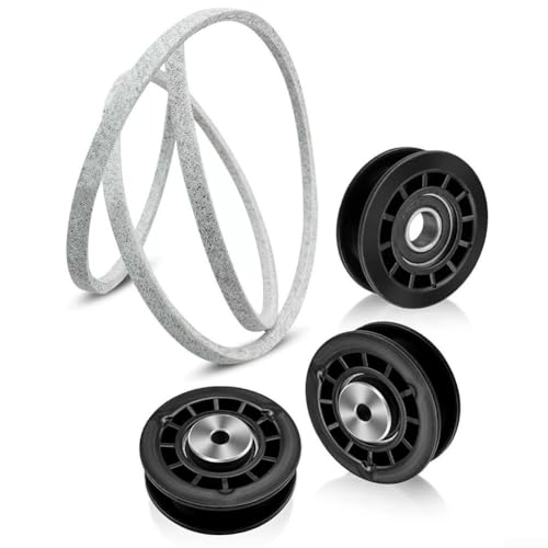 HEIBTENY Metall-Rasenmäher-Antriebsriemen-Ersatz-Set mit Spannrolle, Montage für 55,9 cm große Rasenmäher, mehrere Markenkompatibilität HEIBTENY Metall-Rasenmäher-Antriebsriemen-Ersatz-Set mit Spannrolle, Montage für 55,9 cm große Rasenmäher, mehrere Markenkompatibilität von HEIBTENY
