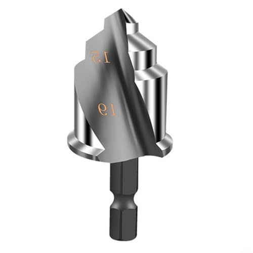 HEIBTENY Metall Sechskant Gewindeschneider PPR Hebebohrer für Kunststoff PVC Rohr Bohrloch Expansion Schnell Effizientes Schneidwerkzeug Set (C) von HEIBTENY