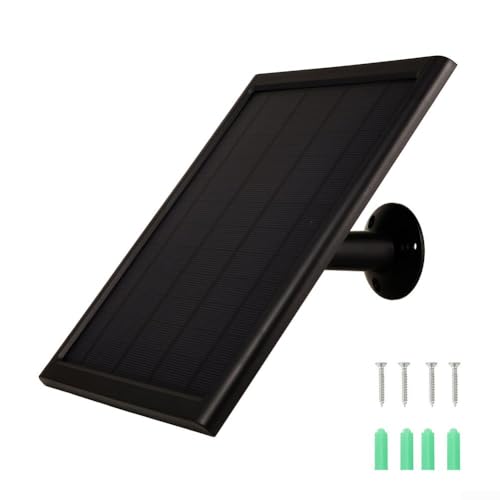 HEIBTENY Monokristallines Silikon-Solarpanel-Ladegerät mit 3 m langem Kabel Typ-C-Anschluss für den Außenbereich, Sicherheitskamera-Netzteil, 6 W, 6 V, Schwarz HEIBTENY Monokristallines Silikon-Solarpanel-Ladegerät mit 3 m langem Kabel Typ-C-Anschluss für den Außenbereich, Sicherheitskamera-Netzteil, 6 W, 6 V, Schwarz von HEIBTENY