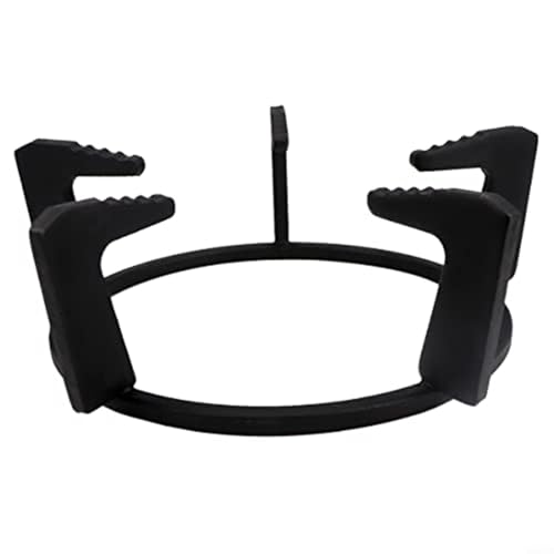 HEIBTENY Ofengestell, Gasherd Aufsatz Topfträger, Gusseisen Wok Ring Support Aufsatzring Für Gaskochfelder Rutschfeste Gusseisen Herd Untersetzer Pot Herd Ständer Wok Rack von HEIBTENY