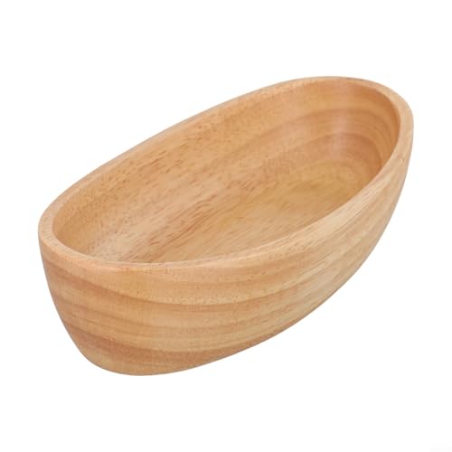 HEIBTENY Ovales Tablett aus natürlichem Holz, für Küche, Esszimmer, Servierschale, handgefertigt, Obstplatte für Speiseteller, Geschirr, Snacks, getrocknete Partys, Vorspeisen, Couchtisch (17 x 9,5 x HEIBTENY Ovales Tablett aus natürlichem Holz, für Küche, Esszimmer, Servierschale, handgefertigt, Obstplatte für Speiseteller, Geschirr, Snacks, getrocknete Partys, Vorspeisen, Couchtisch (17 x 9,5 x von HEIBTENY