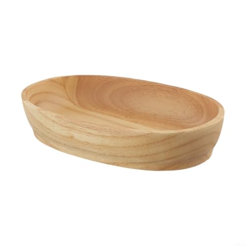 HEIBTENY Ovales Tablett aus natürlichem Holz, für Küche, Esszimmer, Servierschale, handgefertigt, Obstplatte für Speiseteller, Geschirr, Snacks, getrocknete Partys, Vorspeisen, Couchtisch (24 x 15 x HEIBTENY Ovales Tablett aus natürlichem Holz, für Küche, Esszimmer, Servierschale, handgefertigt, Obstplatte für Speiseteller, Geschirr, Snacks, getrocknete Partys, Vorspeisen, Couchtisch (24 x 15 x von HEIBTENY