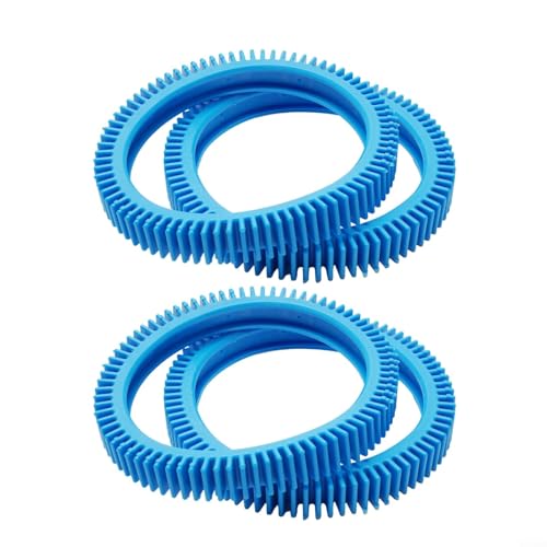HEIBTENY Pool-Staubsauger-Set 896584000-082 für Hayward für Aquanaut 400 450 Phoenix 4X Poolvergnuegen 4 Felgenreiniger Santoprenreifen (4 Stück) von HEIBTENY