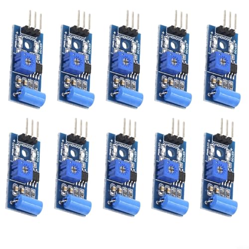 HEIBTENY SW-420 Vibrations-Bewegungsmelder-Erkennungsmodule, 10 Stück, Komparatorausgang über 15 mA, einfache Installation mit Befestigungslöchern für Alarm- und Sicherheitsprojekte HEIBTENY SW-420 Vibrations-Bewegungsmelder-Erkennungsmodule, 10 Stück, Komparatorausgang über 15 mA, einfache Installation mit Befestigungslöchern für Alarm- und Sicherheitsprojekte von HEIBTENY