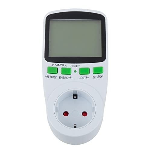 HEIBTENY Stromzähler für Steckdose,Einspeisezähler Steckdose Solar,Stromzähler zur Messung Mini-PV-Anlage Mini-Solaranlage, LCD Bildschirm Hintergrundbeleuchtung HEIBTENY Stromzähler für Steckdose,Einspeisezähler Steckdose Solar,Stromzähler zur Messung Mini-PV-Anlage Mini-Solaranlage, LCD Bildschirm Hintergrundbeleuchtung von HEIBTENY