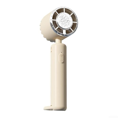 HEIBTENY Tragbarer Kühlakkus Handventilator USB wiederaufladbarer Desktop-Lüfter mit 3 Geschwindigkeitsstufen, leiser Betrieb für Zuhause, Büro, Reisen (Cagethree) von HEIBTENY