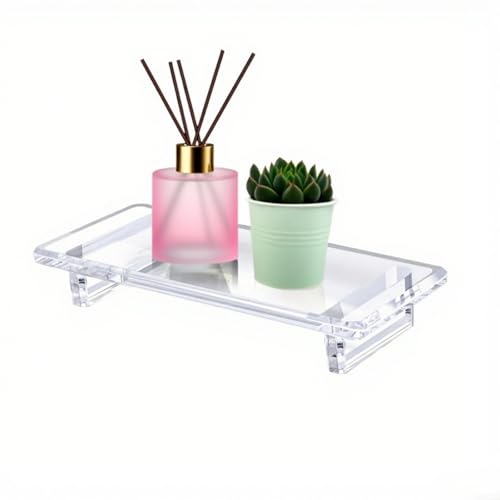 HEIBTENY Transparentes Acryl-Theken-Tablett, rechteckiger Schminktisch-Organizer, vielseitiger Seifenschalen-Organizer, Schminktisch-Aufbewahrung für Küche, Badezimmer, Arbeitsplatte (einzeln geladen) HEIBTENY Transparentes Acryl-Theken-Tablett, rechteckiger Schminktisch-Organizer, vielseitiger Seifenschalen-Organizer, Schminktisch-Aufbewahrung für Küche, Badezimmer, Arbeitsplatte (einzeln geladen) von HEIBTENY