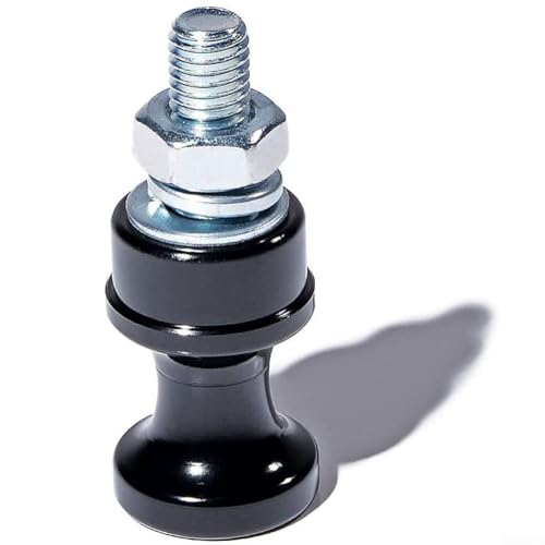 HEIBTENY Windenseilhakenhalterung Windenseil-Hakenhalterung Stahl 3/8 1/2 Haken verschiebbarer halbverbindender Windenhaken 10-Zoll-Bolzenmontage(black) von HEIBTENY