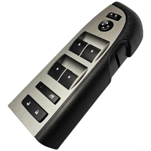 HEIBTENY Window Master Switch With Tan Bezel For Chevrolet For Silverado 2010-2013 Interior Accessory, Power Window And Mirror Adjustment Control Replacement OEM 22968506 (Black) von HEIBTENY