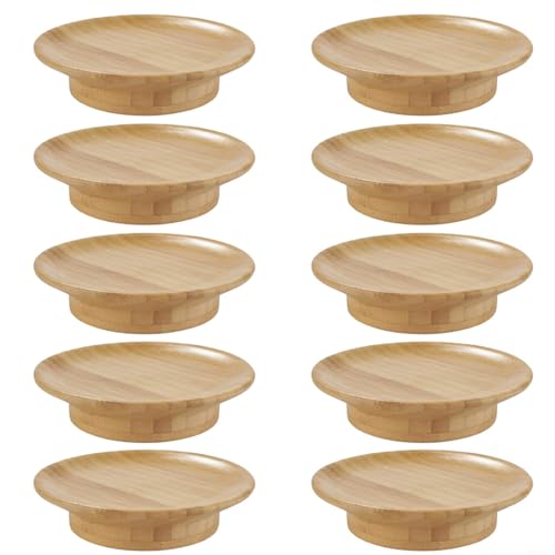 HEIBTENY Wine Glass Charcuterie Topper, Mini Weinglas Aufsatz Vorspeisenteller, für Vorspeisenteller und Desserts Mühelos zu reinigen Nachhaltige Holzkonstruktion(10pcs/M) von HEIBTENY