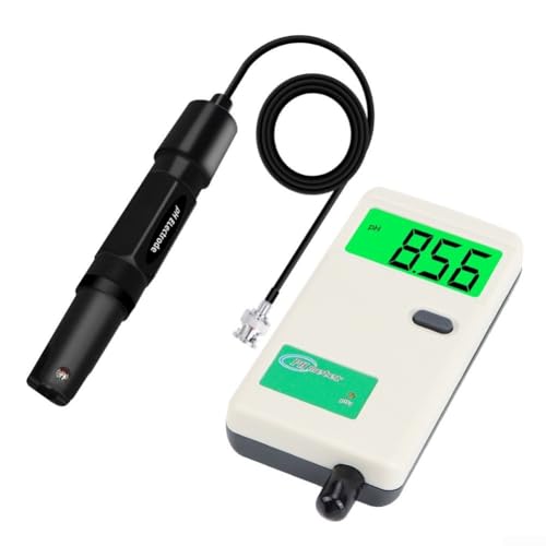 HEIBTENY pH-Tester, digitaler Wasseranalysator mit LED-Bildschirm, 0,1 pH-Genauigkeit, austauschbare Elektrode für Aquarium, Pool, Labor HEIBTENY pH-Tester, digitaler Wasseranalysator mit LED-Bildschirm, 0,1 pH-Genauigkeit, austauschbare Elektrode für Aquarium, Pool, Labor von HEIBTENY