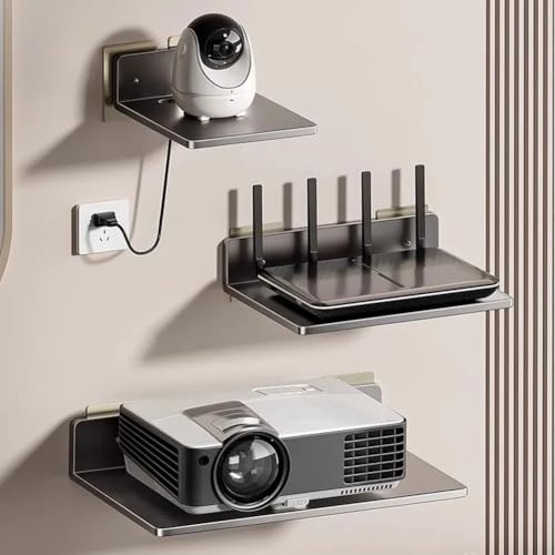 Halterung entworfen, um Ihren Wohnraum ordentlich zu halten, indem verschiedene Elektronik effektiv aufbewahrt werden (M) von HEIBTENY