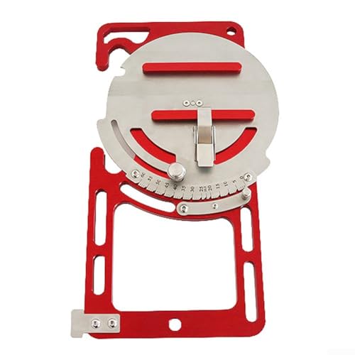Heavy Duty Square Metal Guide Rail Adjustable 0 60 Degree Angle for Accurate Woodworking Cuts Compatible with Circular Saws Aluminum Alloy and Stainless Steel von HEIBTENY
