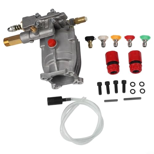 Hochdruckreiniger-Pumpe 2750 PSI mit 5 verstellbaren Düsen für gezielte Reinigung Hochdruckreiniger-Pumpe 2750 PSI mit 5 verstellbaren Düsen für gezielte Reinigung von HEIBTENY