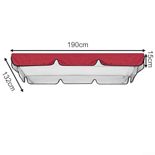 Hochleistungs Outdoor Schaukel Baldachin Abdeckung UV-Schutz für Garten und Hof Nutzung (N) von HEIBTENY