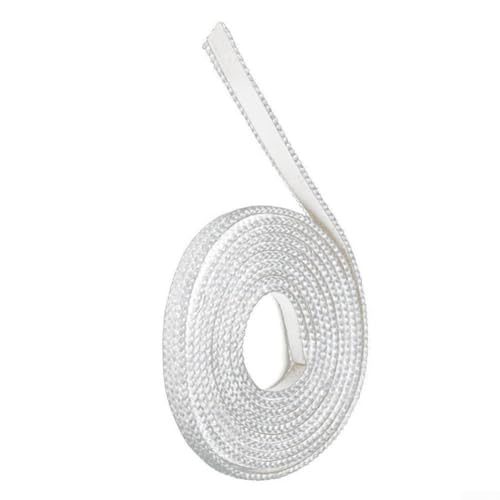 Hochtemperatur-Flachglas-Dichtungsseil für Öfen und Öfen, 10 mm x 3 mm (250 cm) von HEIBTENY