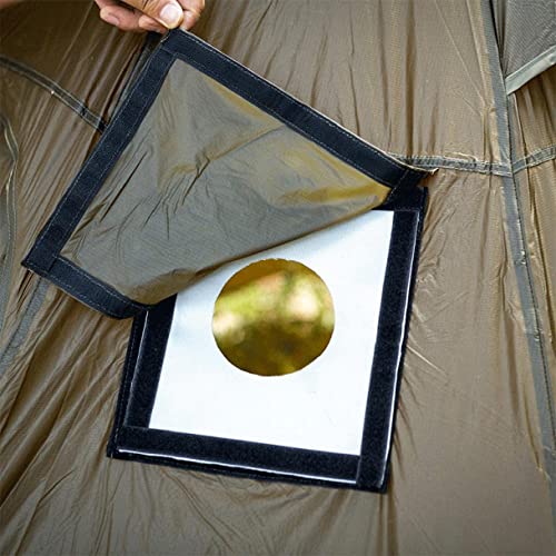 Hot Tent Stove,heiße Zelt Ofen-Sets ist für Outdoor-Zelt Heizung Feuer und Feuerschutz verwendet,für Trekking Camping Outdoor Doppeltes Shelter Wasserdicht von HEIBTENY