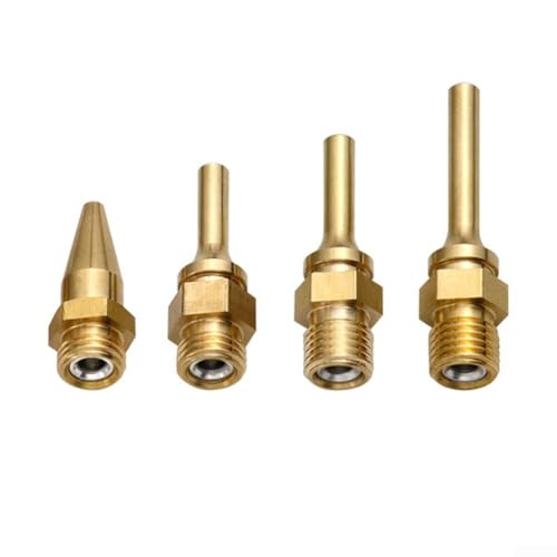 Klebersprühdüsen-Set mit langem Rohr-Design und für langlebiges Kupfermaterial für effizienten Kleberfluss und Leckage von HEIBTENY