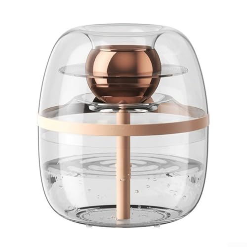 Leiser Betrieb 3L Luftbefeuchter für Zuhause und Büro mit lang anhaltender feuchtigkeitsspendender Wirkung (Rosa) von HEIBTENY