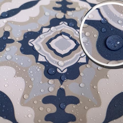 Mosaik-Fliesenaufkleber für Badezimmer und Küche, Wände und Böden, 3D-Gel-Design für einfache Anwendung und stilvolles Upgrade (MZ-6-004) von HEIBTENY