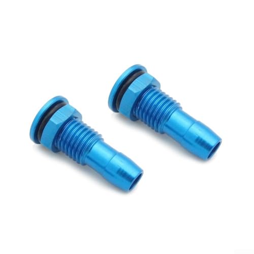 Nippel für Motorkühlung in für RC-Boote aus Aluminiumlegierung, 2er-Set (M6/M8) (M6) von HEIBTENY