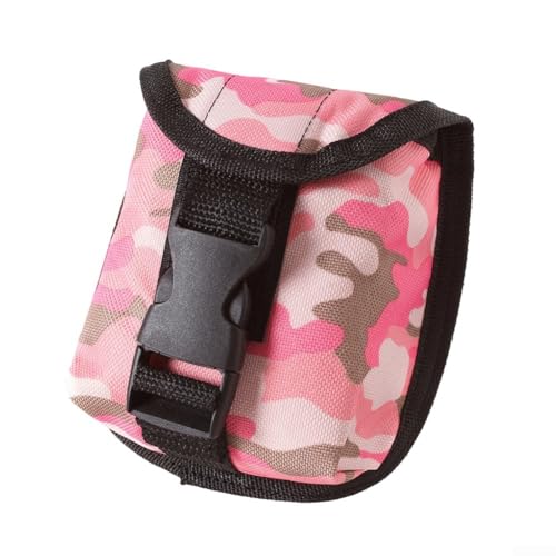 Nylon Diving Weight Pouch, 2.3 kg Capacity, Scuba Bag with Quick Release Buckle for Adjustable Use by Divers (Pink) von HEIBTENY