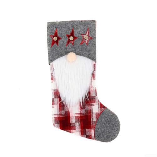 Paar Wichtel Weihnachtsstrümpfe für Kamin oder Baumschmuck aus stabilem Stoff mit großzügigem Platz für Urlaubsartikel Paar Wichtel Weihnachtsstrümpfe für Kamin oder Baumschmuck aus stabilem Stoff mit großzügigem Platz für Urlaubsartikel von HEIBTENY