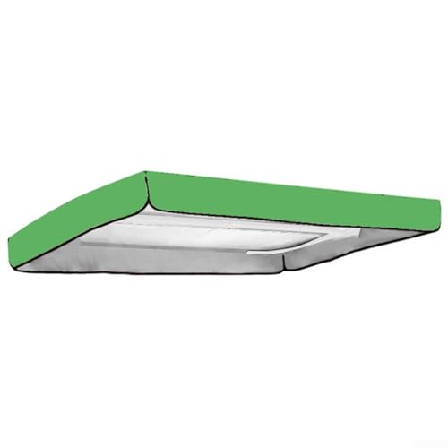 Polyester-Ersatzdach für Schaukelstühle, passend für 2- oder 3-Sitzer, Sonnenschutz (249 x 185 x 18 cm, grau) von HEIBTENY