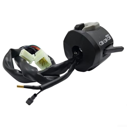 Power-Lenkerschalter für Motorräder mit Multifunktions-Zündknopf, geeignet für Elektrofahrräder und Roller, Wetterbeständigkeit und Haltbarkeit Power-Lenkerschalter für Motorräder mit Multifunktions-Zündknopf, geeignet für Elektrofahrräder und Roller, Wetterbeständigkeit und Haltbarkeit von HEIBTENY