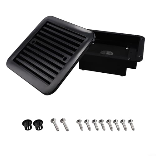 RV-Seitenabluftventilator für effektiven Luftstrom in Anhängern und Schiffen (schwarz) von HEIBTENY