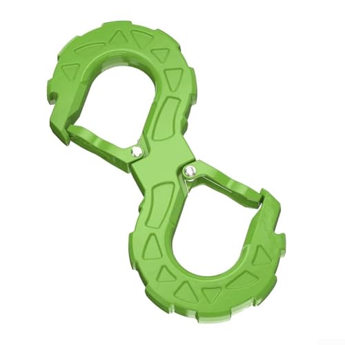 Robuster Anhängerhaken, S-förmiges Design für zuverlässige Off-Road-Erholung und Abschleppen (grün) von HEIBTENY