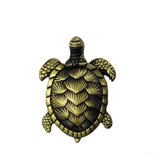 Schranktürgriff aus Zinklegierung in Schildkrötenform, entworfen für Möbel und Kinderzimmer, widerstandsfähig und stabil (Bronze) von HEIBTENY