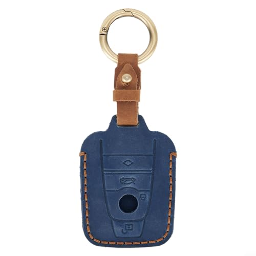 Schutzhülle aus Leder für BMW i3 i8 2014 und neuere Funkschlüssel mit schlüsselloser Funktion, Blau Schutzhülle aus Leder für BMW i3 i8 2014 und neuere Funkschlüssel mit schlüsselloser Funktion, Blau von HEIBTENY