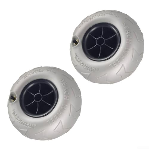 Strandwagen-Radballon-Reifen-Set, 205 mm Durchmesser, geeignet für Kajak- und Campingwagen Strandwagen-Radballon-Reifen-Set, 205 mm Durchmesser, geeignet für Kajak- und Campingwagen von HEIBTENY