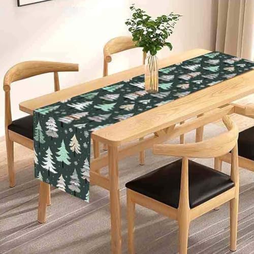 Tischläufer 33 x 183 cm, aus Flachs mit starken Nähten, geeignet für Ess- und Küchentische, maschinenwaschbar und schützend Tischläufer 33 x 183 cm, aus Flachs mit starken Nähten, geeignet für Ess- und Küchentische, maschinenwaschbar und schützend von HEIBTENY