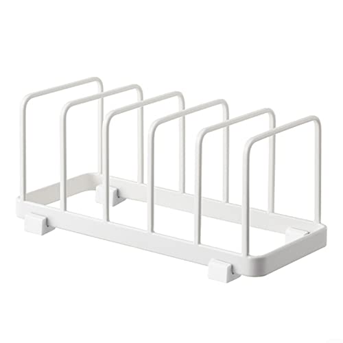 Topfdeckelhalter,Topf und Pfanne Rack Schneidebrett Organizer Stand Rack Halter,Küchenschränke Schneidebrett-Organizer Ständer Halter für Küchen Organizer von HEIBTENY