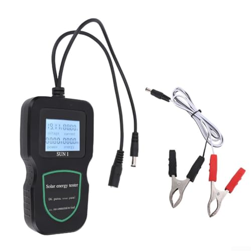 Tragbarer Solarmodul-Tester MPPT mit Photovoltaik-Multimeter und Watt-Messgerät zur Messung der maximalen Leistung und elektrischer Leistung (300 W) von HEIBTENY