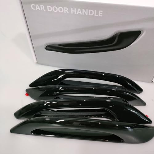 Türgriffschutz Abdeckung 4er Set für Tesla Für Model Y 2021 2023 und für Model 3 2021 2023, Kratzfestes ABS, Entwickelt für Winterkomfort (Glanz Schwarz) von HEIBTENY