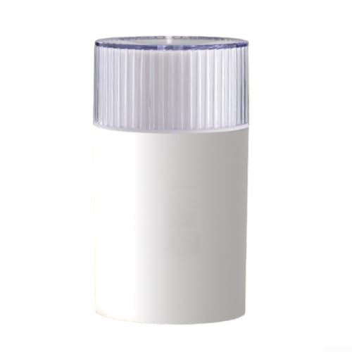 USB-Luftbefeuchter mit Aromatherapie und beruhigender Umgebungs-LED-Beleuchtung, leiser Betrieb für friedliche Umgebung, großer 300-ml-Wassertank, Dual-Nebel-Modi für Flexibilität (Weiß) von HEIBTENY