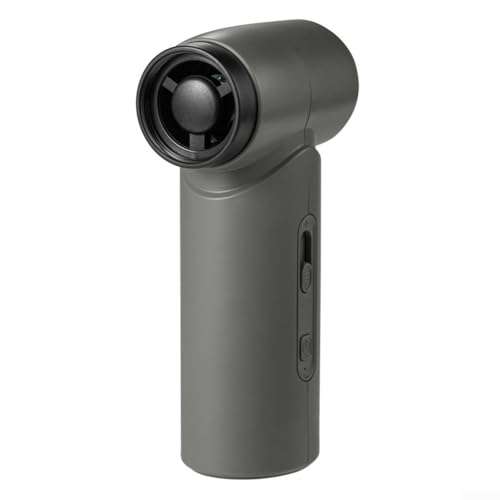 Wiederaufladbarer Mini-Ventilator mit 90.000 U/min für Turbo-Leistung und 8000 mAh Akku zur Kühlung (F71 grau) von HEIBTENY
