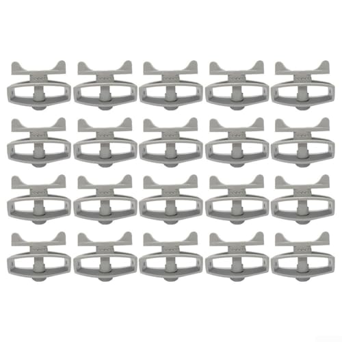 Zaunspanner, einseitiges Griff-Design für besseren Halt und einfache Bedienung in mehreren Einstellungen (grau) von HEIBTENY