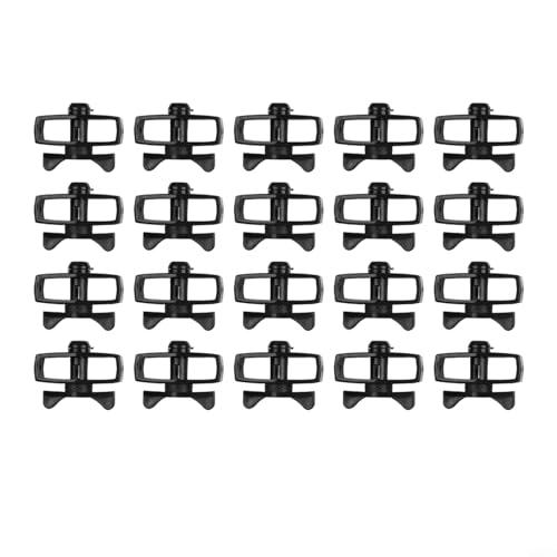 Zaunspanner, einseitiges Griff-Design für besseren Halt und einfache Bedienung in mehreren Einstellungen (schwarz) von HEIBTENY