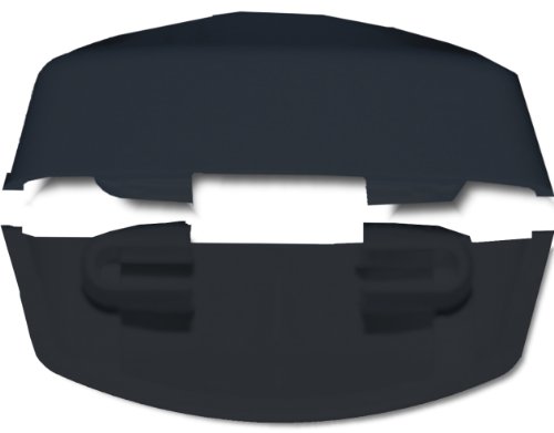 Wasserschlitzkappe halbrund, anthrazit, RAL 7016 28-30x5 mm (100 ST) von heicko