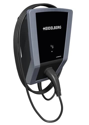 HEIDELBERG Wallbox 11 kW mit App + RFID-Karten. EV Charger Made in Germany. Inkl. 5 m Ladekabel Plus optional 5 Jahre Garantie. Connect.Home Ladestation für das E-Auto von HEIDELBERG