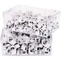 Nagelschelle, weiss, 4-7 mm, Nagellänge 25mm a 100 Stck. von Heidemann