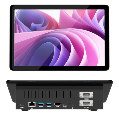HEIGAOLAPC 10,1 Zoll Mini PC, N5095 Win 11 Pro Tablet Mini Computer mit 8GB RAM, 128GB ROM, 8000mAh Akku, HDMI Unterstützung für 4K Bildschirmanzeige/WiFi5/BT5.2/USB3.0/Vollfunktionaler Typ C von HEIGAOLAPC