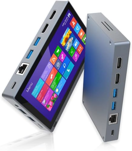 HEIGAOLAPC Mini PC Win 11 Pro, Celeron J4125 (2.7G) 8GB DDR4 256GB eMMC Desktop Computer, Mini Computer 4K @ 60Hz | Supports Triple Display | WiFi | BT 5.2| RJ45 LAN | HDMI × 2 Business PC von HEIGAOLAPC