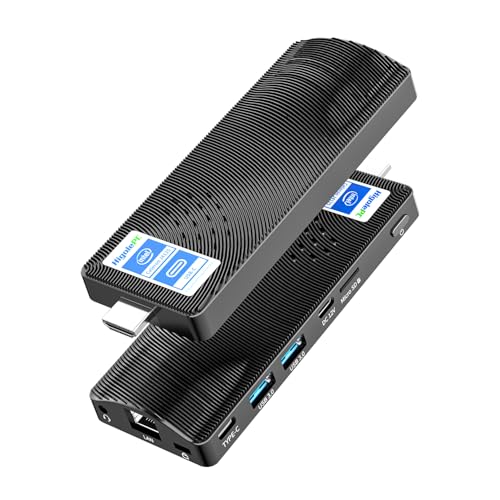 HEIGAOLAPC PC Stick Win 11 Pro,Celeron J4125 8GB DDR4 RAM 128GB eMMC Fanless Mini Computer,Dual WiFi 5.0/BT5.2/4K 60Hz/USB PD3.0 Business Office Industrial IOT Media Home Micro PC von HEIGAOLAPC