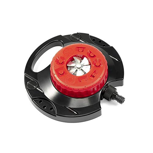 Multi Flächenregner Sprinkler Regner Rasensprenger Sprenger 9-Fach einstellbar von HEIGART